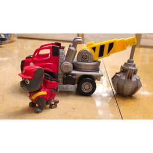 Nickelodeonโ Paw Patrol Rubble Crew charger crane grabber toy with movable parts